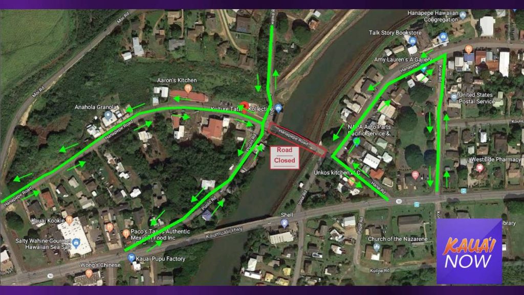 Hanapēpē Bridge to Close for Waterline Installation Kauai Now