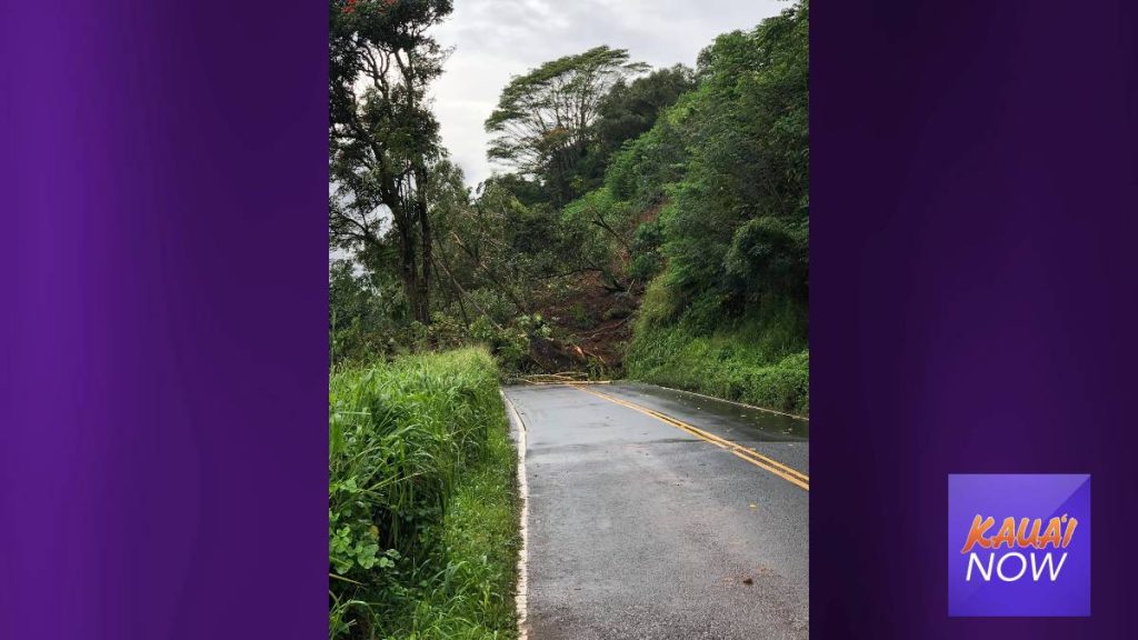 Large Landslide Near Hanalei Bridge Isolates North Shore Community