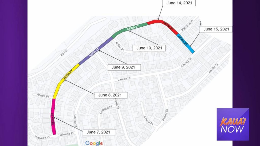 Roadwork Scheduled in ‘Ele‘ele Kauai Now
