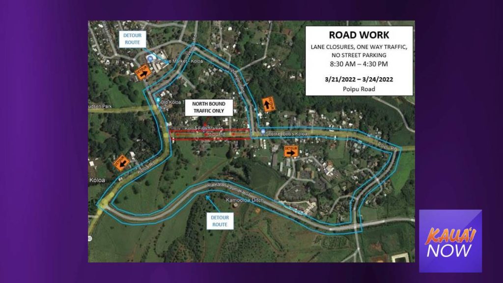 Road Resurfacing Work Continues in Kōloa Kauai Now