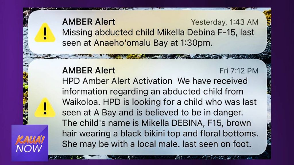 State of Hawaiʻi Uses MAILE AMBER Alert for Only Second Time in 17