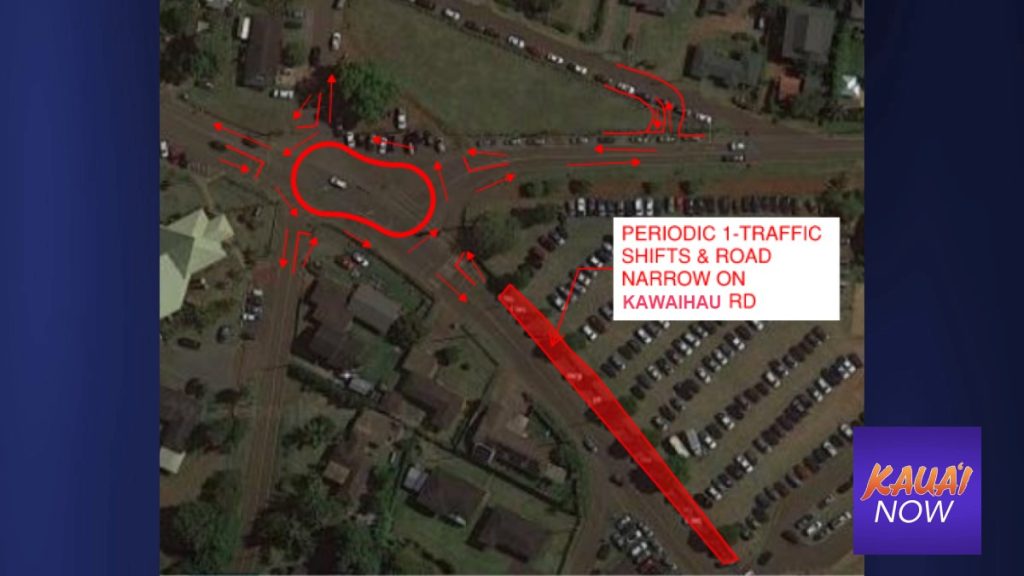 Portion of Kawaihau Road to close for clearing and roadwork next week