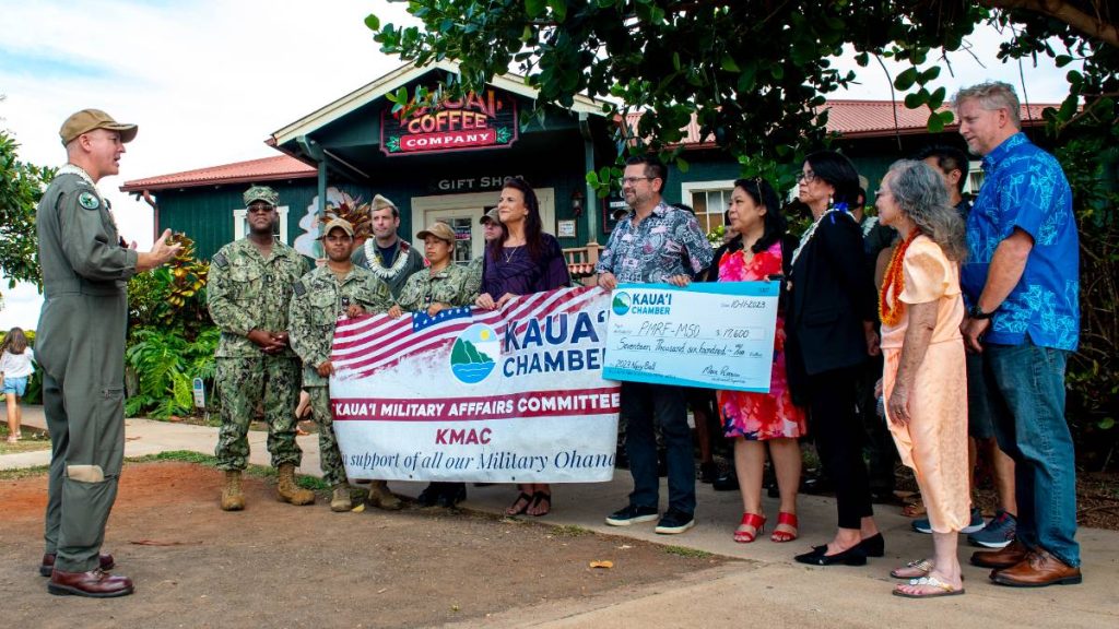 Kaua‘i Chamber of Commerce donates to Pacific Missile Range Facility