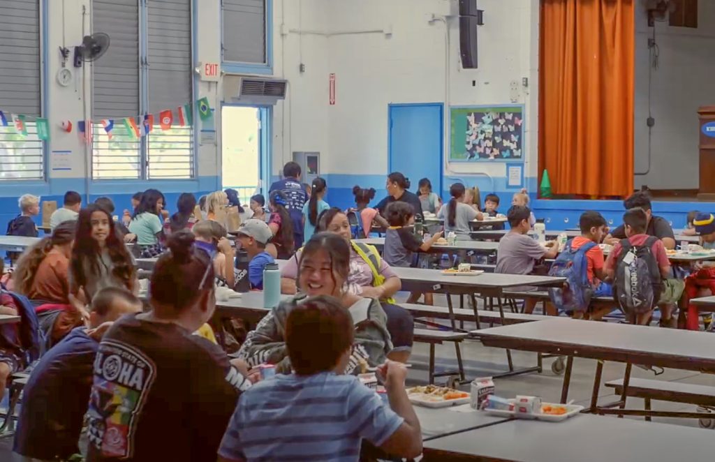 The Hawaiʻi State Department of Education announced it is implementing a school meal program next year to ensure high quality and safe meals. (Screenshot: HIDOE)