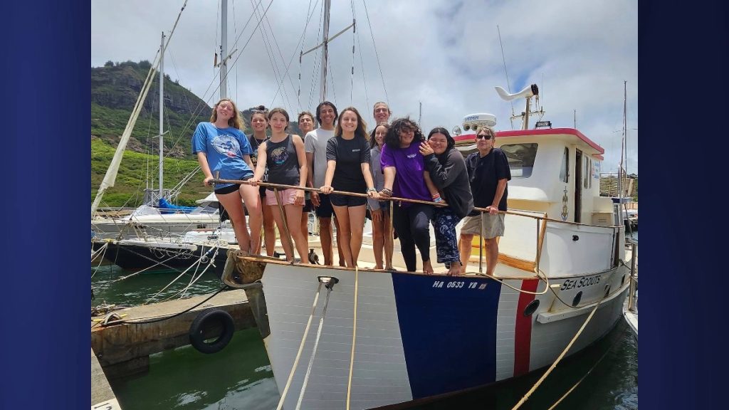 The Kaua'i Sea Scouts program, part of the Boy Scouts of America, has trained dozens of island teens between 12 and 18 years old in practical maritime skills such as seamanship, citizenship, and leadership. (Picture Coursey: Kaua'i Sea Scouts)