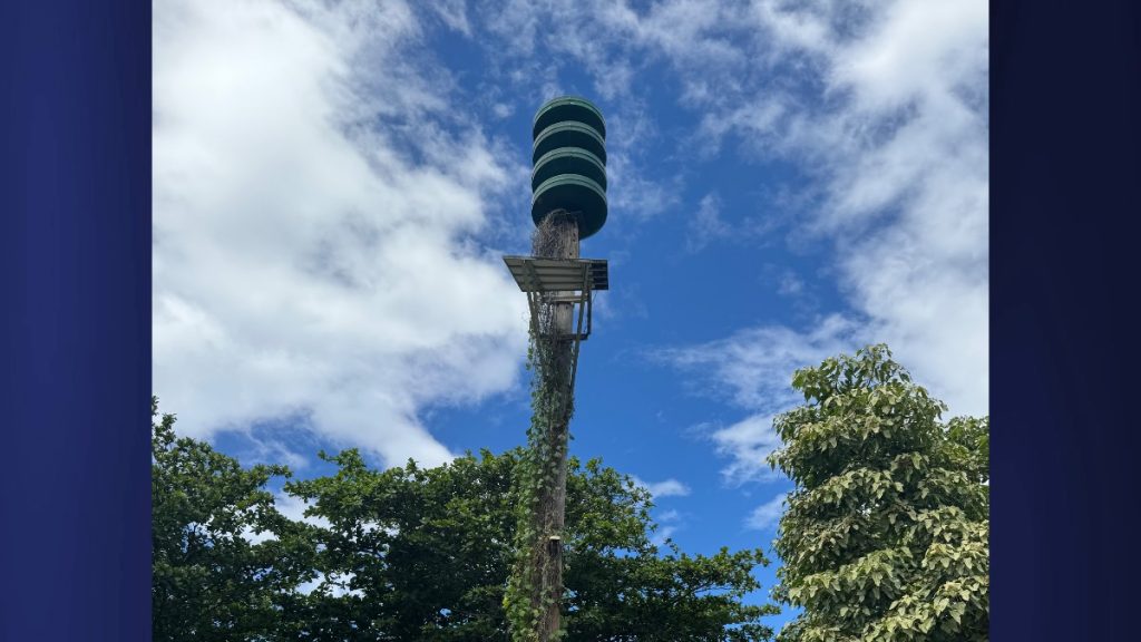 Hā'ena: One One siren tower is located on Kuhio Highway and One One Road on Kaua'i's North Shore. (Picture Credit: Xiomara Yamileth/ Kauai'i Now)
