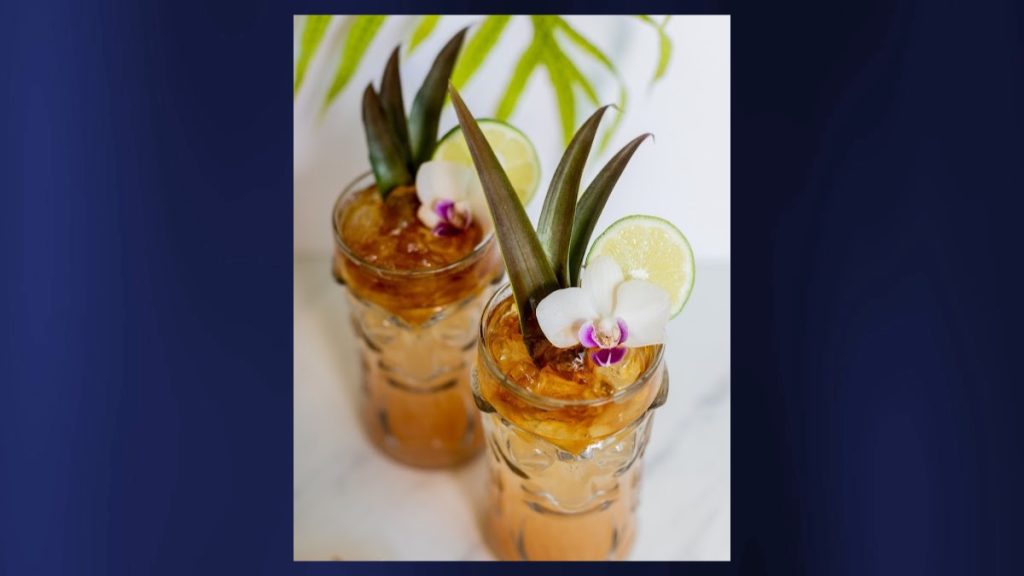 Inspired by the classic Mai Tai, the Kaua'i Tai receives a fresh island twist with locally inspired ingredients. (Photo Credit: Kōloa Rum Co.)