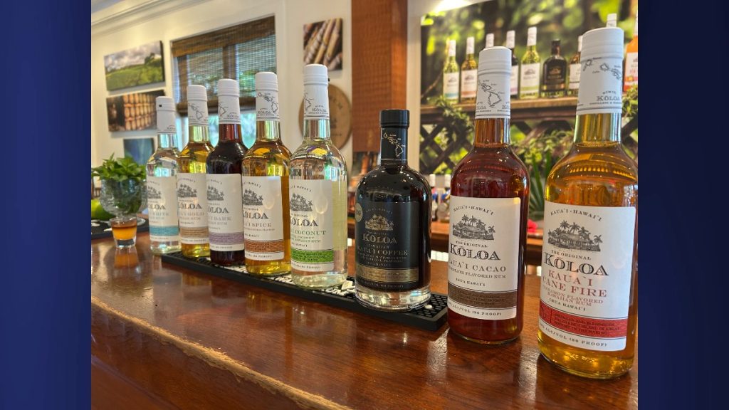 The Tasting Room, adjacent to the Company Store, offers daily scheduled tastings of their award-winning premium rums. (Photo Credit: Xiomara Yamileth/ Kaua'i Now)