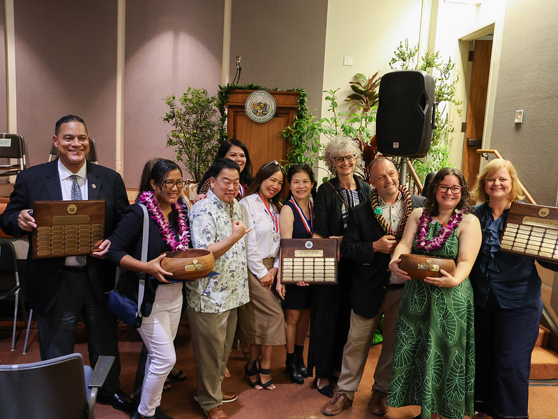 Gov. Josh Green gave out the annual Governor's Awards on Sept. 22, 2025, during a ceremony in Honolulu. (Photo Courtesy: State of Hawai'i)