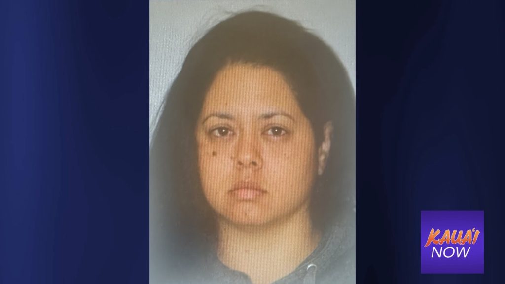 Tiffany Jeffries, 36, of Hanamā‘ulu, was arrested for Negligent Injury in the First Degree, Leaving the Scene of an Accident Involving Serious Injury, and Inattention to Driving. (Photo Credit: The Kauaʻi Police Department)