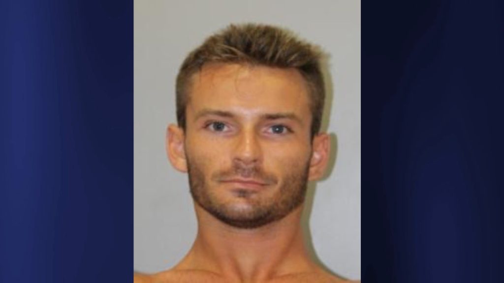 Bronze Robson, 24, is seen in the Ring video from KPD igniting illegal fireworks, which then go out of control. (Photo Credit: The Kaua'i Police Department)