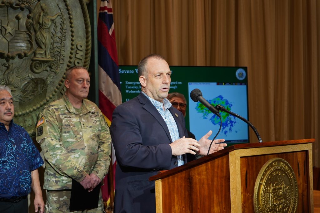PC: Office of the Governor. (3.12.26) Severe Weather Storm Press Conference
