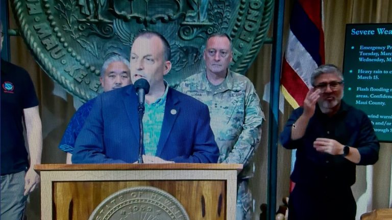 Gov. Green urges Kauaʻi, state to continue to prepare for severe weather, with the worst still ahead