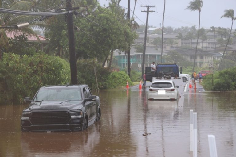 What you need to know about the kona low Monday on Kaua‘i: County asks residents to submit information on damages from storm
