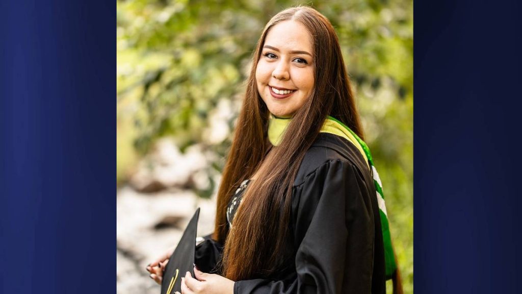 Kauaʻi High graduate Alyssa Silva has earned her third college degree, this time a Master of Library and Information Science from the University of Hawaiʻi at Mānoa. (Photo Courtesy: Kauaʻi Community College)
