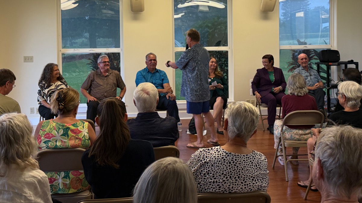 Six candidates for Kauaʻi mayor face off at community forum in Princeville