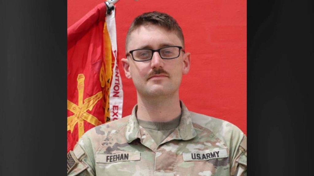 1st Lt. Tyler James Feehan, 25, 2nd Battalion, 55th Air Defense Artillery Regiment, 32nd Army Air and Missile Defense Command (Photo courtesy: US Military)