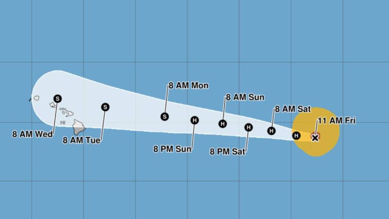 Hurricane Fausto Friday Update: Storm becomes Category 2 overnight but expected to weaken before reaching Hawaiʻi