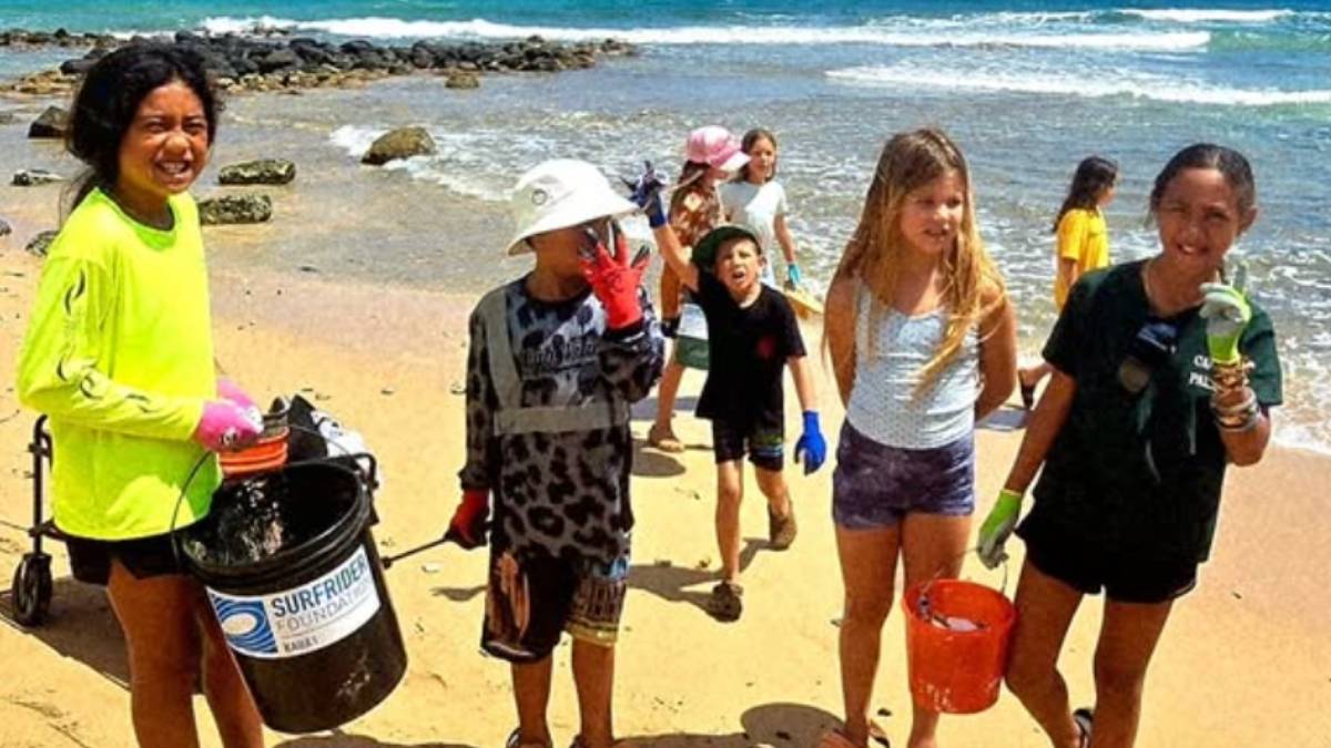 Annual report: Surfrider Kauaʻi in 2025 removed nearly 80.3 tons of trash — or 160,552 pounds — from beaches