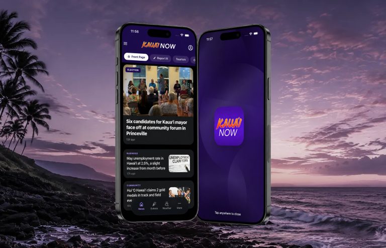 Stay up-to-date on all weather and news with Kaua‘i Now News app