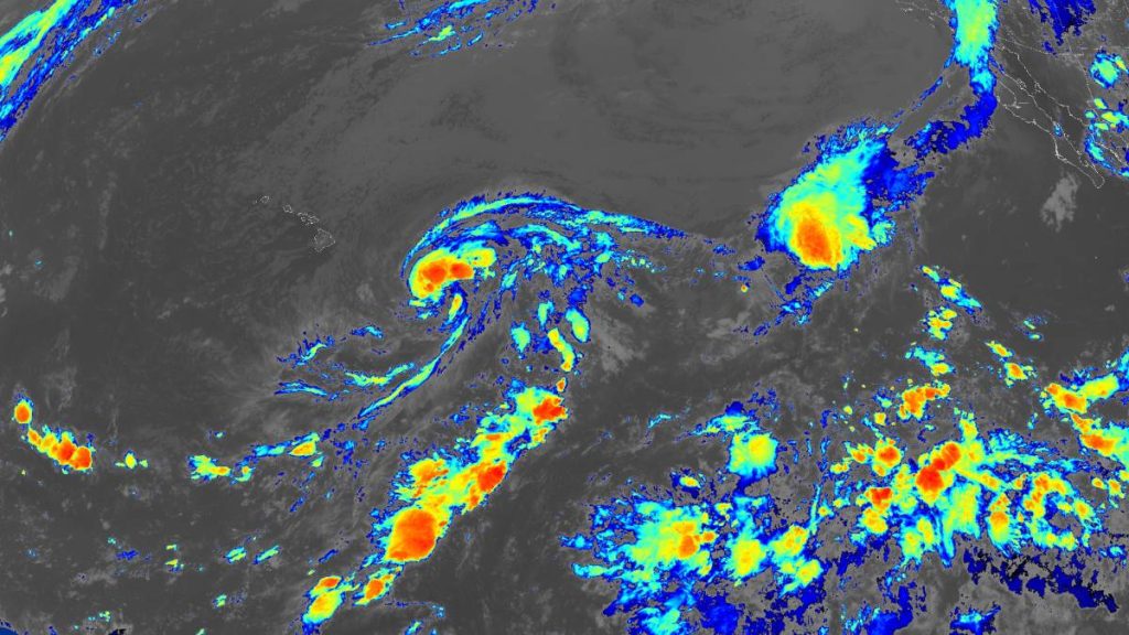 National Weather Service satellite image from early Saturday morning.