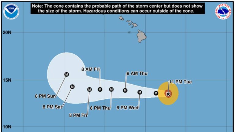 Category 4 Hurricane Lowell to generate strong swells for portions of Hawaiian Islands, but not wind or rain