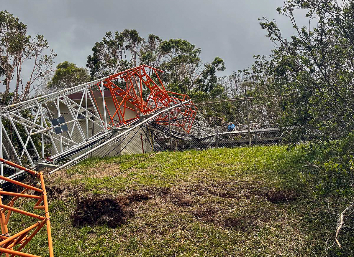 Damage from Hurricane Lowell in the Koke’e Area on Kauaʻi. Sept. 10, 2026 (Photo Credit: Hawaiʻi Department of Land and Natural Resources)