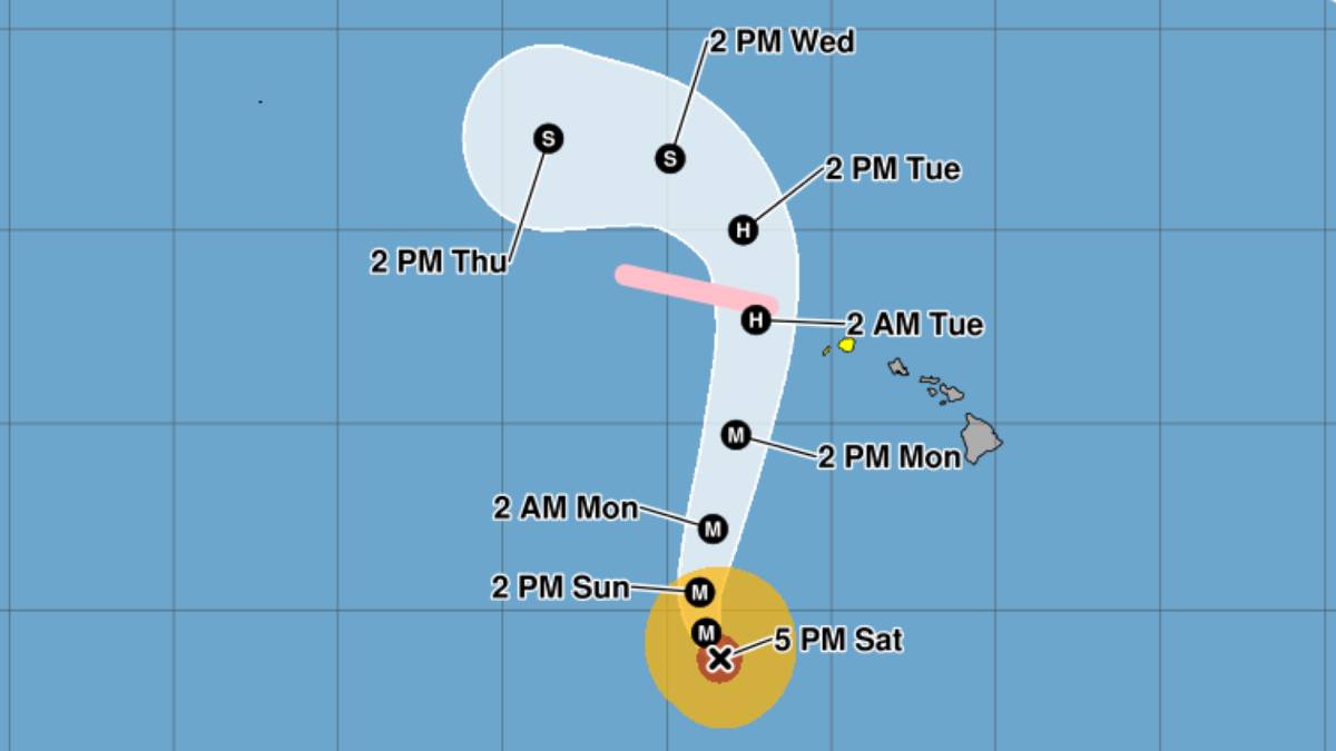 Tropical storm watch issued for Kauaʻi County
