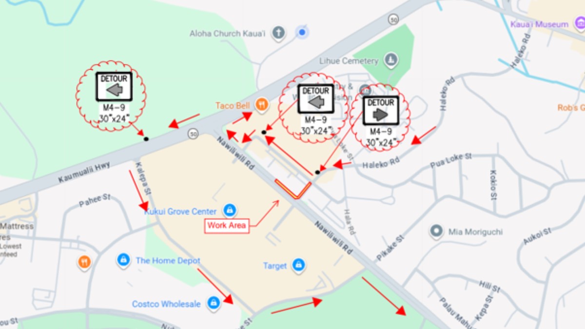Motorists face weeklong Halekō Road closure starting Sept. 8
