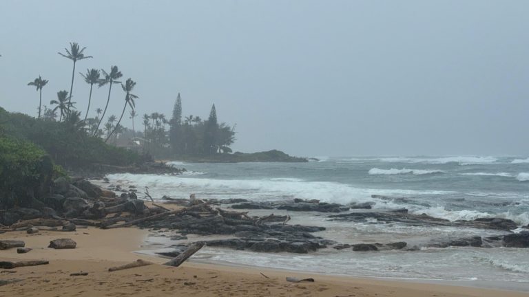 Flash flood, high surf warning in effect for Kauaʻi County